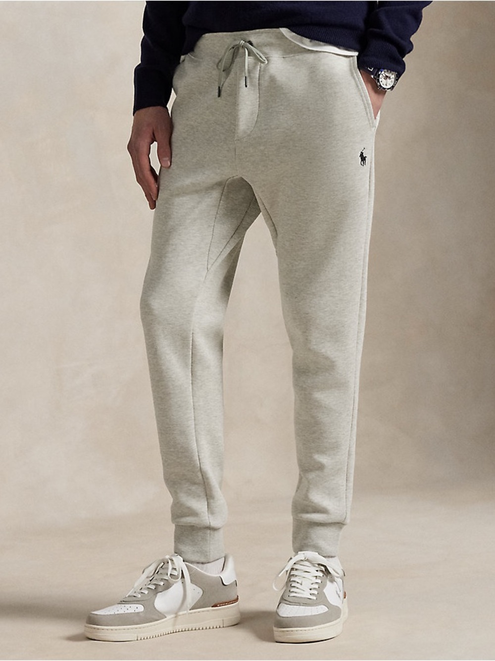 POLO Ralph Lauren Men’s Double Knit Jogger Pant LT SPORT HEATHER Grey M Med $130